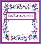God Bless America Card